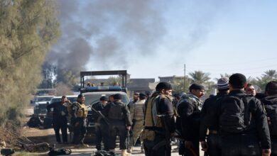 صورة هجوم مزدوج يخلف قتلى وجرحى بينهم أقارب النائب صلاح زيني التميمي