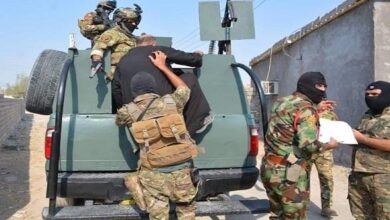 صورة مصادر صحفية: اعتقال 5 أشخاص بعمليات دهم وتفتيش في الأنبار والتأميم