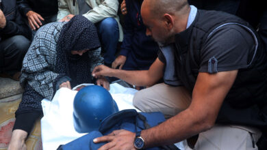 صورة التغطية مستمرة لحرب الإبادة في غزة في اليوم العالمي لحرية الصحافة