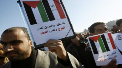 صورة المركز العربي للأبحاث: العراقيون يدعمون غزة ويعتبرون طوفان الأقصى حقًا مشروعًا