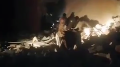 صورة مصدر عسكري: الطيران الأمريكي استهدف مقار لميليشيا الحشد ضمن قضاء القائم في الأنبار