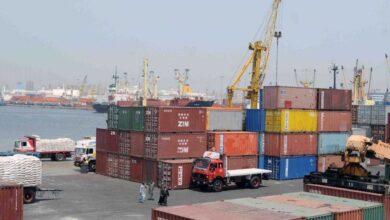 صورة هيئة المنافذ الحدودية: ضبط 10 حاويات مخالفة لضوابط الاستيراد في ميناء أم قصر