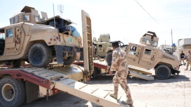 صورة مصدر حكومي: قوات أمنية تخوض معارك مع عشيرتي آل عمر والرميض