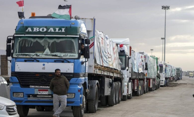 صورة الأمم المتحدة: القيود الصارمة التي تفرضها “إسرائيل” على دخول المساعدات جريمة حرب