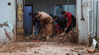 صورة الأمطار تسدل الستار عن مزاعم تطوير البنية التحتية وإعادة الإعمار في العراق