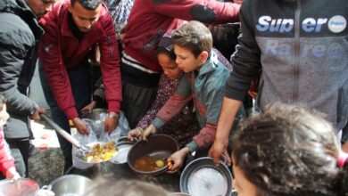 صورة سياسية التجويع الوحشية تدخل مرحلة مروعة في غزة