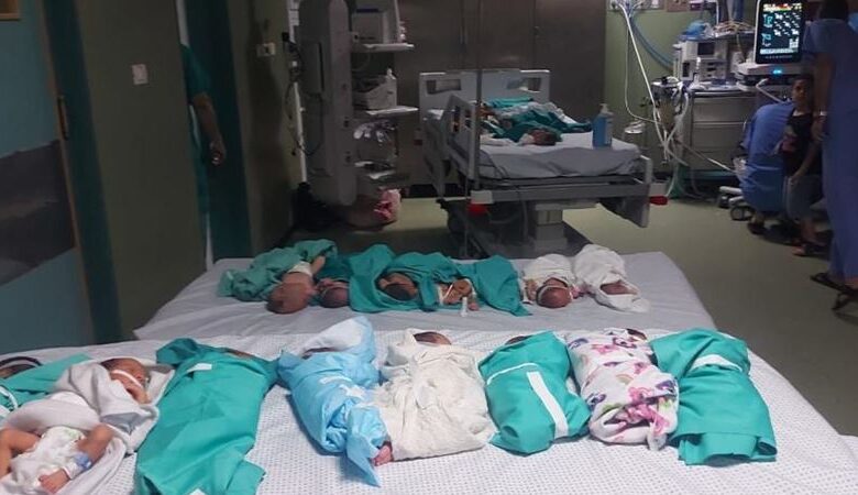 صورة منظمة الصحة العالمية: تزايد أعداد وفيات حديثي الولادة في غزة إثر العدوان “الإسرائيلي”