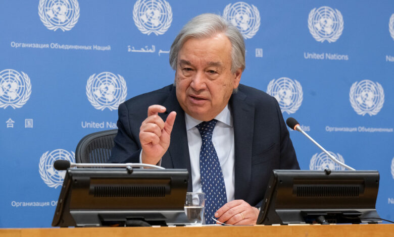 صورة الأمم المتحدة: “إسرائيل” قتلت 14 ألف طفل فلسطيني ورفضت 40% من المساعدات