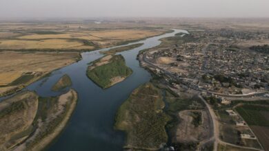 صورة مجلس وجهاء محافظة صلاح الدين يدين اغتصاب الأراضي في ناحية الإسحاقي