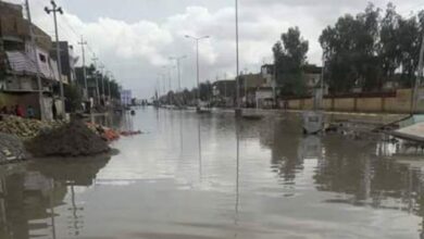 صورة منظمة ديالى لحقوق الإنسان: غرق المحافظة يكشف زيف شعارات الإعمار