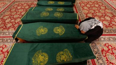 صورة أهالي الهارثة: دماء أبنائنا التلاميذ في أعناق المسؤولين