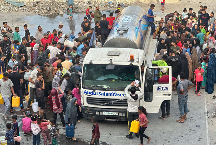 صورة شبح العطش يطارد النازحين في غزة