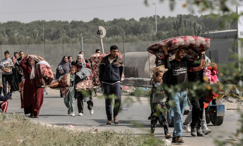 صورة أونروا: نزوح 810 آلاف فلسطيني من رفح جراء هجمات “إسرائيل”