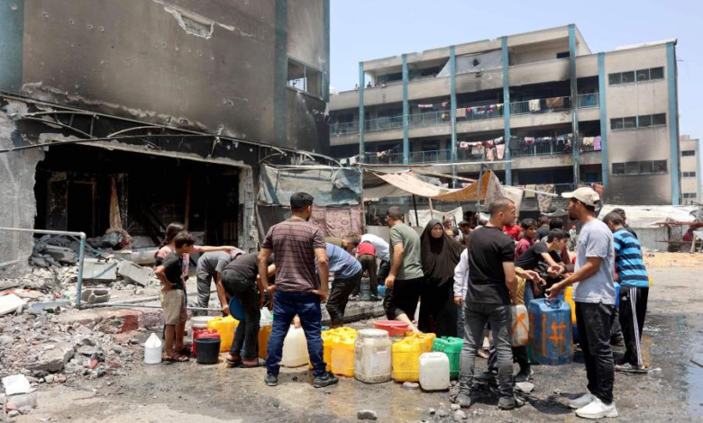 صورة الأونروا: عدم توفر الوقود في غزة أدى إلى توقف محطات لتحلية المياه عن العمل