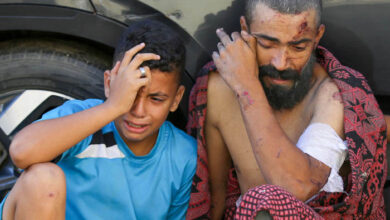 صورة غزة تعيش في كارثة تكدس النازحين وانعدام الخدمات والطعام وانتشار الأمراض