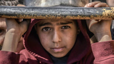 صورة كارثة وبائية تهدد مخيمات النازحين في غزة