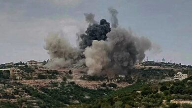 صورة قصف “إسرائيلي” جديد يستهدف معقل حزب الله و7 دول تدعو رعاياها لمغادرة لبنان فورًا