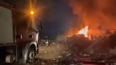 صورة مقتل 4 من الميليشيات بقصف أمريكي بطائرات مسيرة في ناحية جرف الصخر في بابل