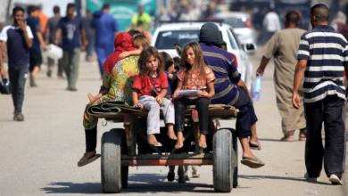 صورة الأمم المتحدة: 150 ألف شخص أجبروا على النزوح من خان يونس في يوم واحد فقط