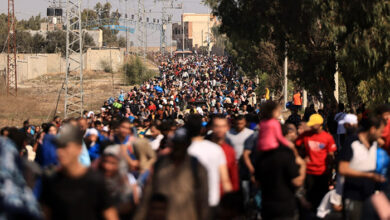 صورة الأمم المتحدة: نحو 2 مليون شخص في غزة نازحون بسبب تهديدات “إسرائيل”