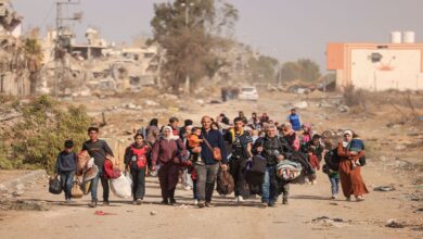 صورة “أوتشا”: القوات “الإسرائيلية” تجبر المدنيين في غزة على النزوح ما يعرضهم للخطر