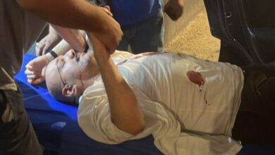 صورة وسائل إعلام لبنانية: إصابة نور زهير بـ”حادث سير” في بيروت