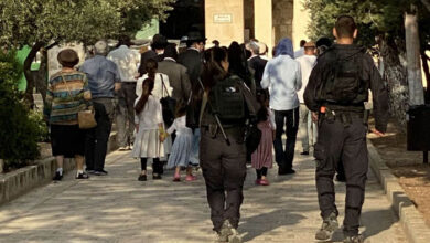 صورة مئات المستوطنين المتطرفين يقتحمون المسجد الأقصى لاستفزاز مشاعر الأمة الإسلامية