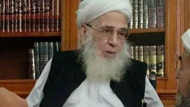 صورة هيئة علماء المسلمين في العراق تنعى الشيخ محمد البدخشاني من علماء أفغانستان البارزين