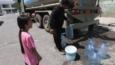 صورة جفاف وحرّ وأهالي أربيل يعانون للحصول على مياه الشرب