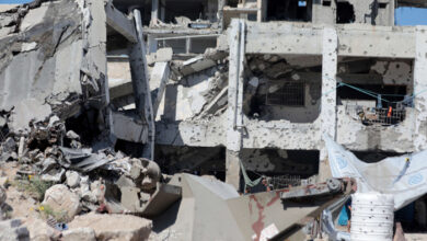 صورة خيام تعليمية طوق أطفال غزة في العودة للمدارس