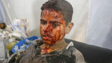 صورة مجزرة جديدة يرتكبها جيش الاحتلال بقصف عدة منازل في مخيم البريج وسط غزة