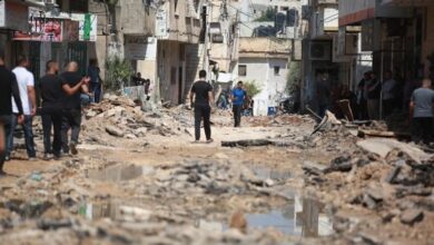 صورة الدفاع المدني الفلسطيني: الاحتلال دمّر نحو 25 كيلو مترًا من شوارع جنين في الضفة الغربية