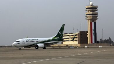 صورة وزارة النقل: العراق سجل انخفاضًا بنسب عبور الطائرات المدنية عبر أجوائه