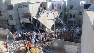 صورة الدفاع المدني في غزة: قوات الاحتلال فجرت 11 منزلًا في مخيم جباليا شمالي القطاع