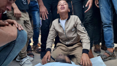 صورة ممرض يفقد حياته بعد رفض الاخلاء من مخيم جباليا لمعالجة المصابين