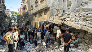 صورة صحيفة الغارديان: “إسرائيل” تتبع سياسة تطهير عرقي واضحة المعالم في قطاع غزة