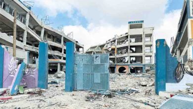 صورة 9 قتلى فلسطينيين بقصف “إسرائيلي” على مدرسة تابعة للأونروا