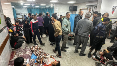صورة وفد أممي يدخل شمال غزة لإجلاء الجرحى من مستشفيات الشمال