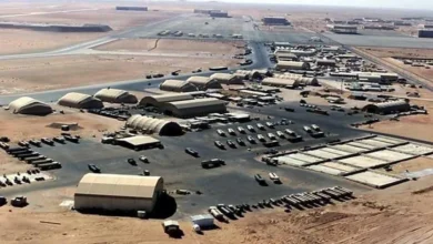 صورة مصدر مطلع: نشاط غير معتاد في قاعدة “عين الأسد” غربي الأنبار