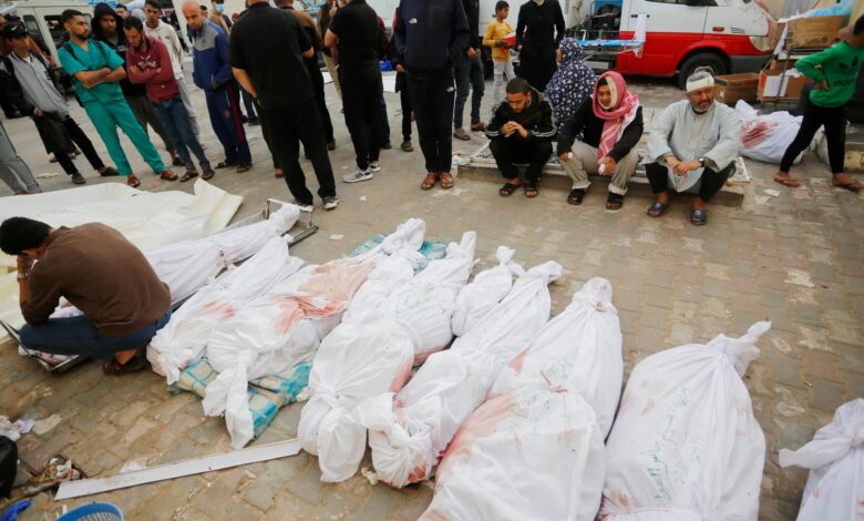 صورة بالتزامن مع فيتو أمريكي..الاحتلال يرتكب مجزرتين في بيت لاهيا وحي الشيخ رضوان في قطاع غزة