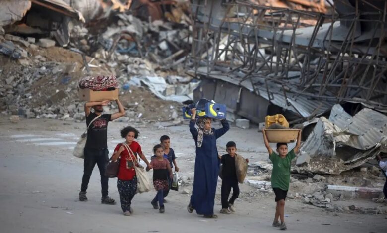 صورة هيومن رايتس ووتش تتهم الاحتلال بتنفيذ عمليات إخلاء “غير آمنة” في قطاع غزة