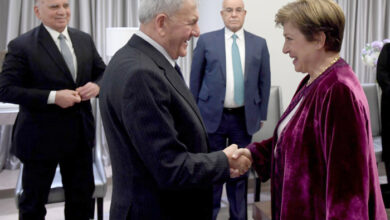 صورة جورجيفا تعيد رسم الصورة المتشائمة للاقتصاد العراقي أمام عبد اللطيف رشيد