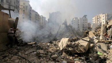 صورة 27 غارة “إسرائيلية” على ضاحية بيروت الجنوبية ومناطق متفرقة بلبنان