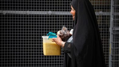 صورة المجلس النرويجي للاجئين: أسر عراقية تعاني الجوع والعطش