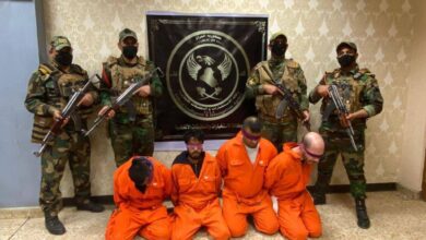 صورة مصدر أمني: تفكيك شبكة لتجارة المخدرات في محافظة المثنى