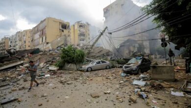 صورة دمار هائل بغارات “إسرائيلية” على الضاحية الجنوبية لبيروت