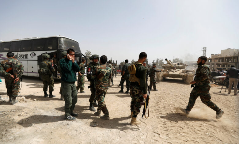 صورة صادر صحفية: نحو 300 ضابط من جيش النظام رفضوا العودة إلى سوريا لأسباب أمنية