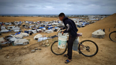 صورة هيومن رايتس: “إسرائيل” ترتكب إبادة جماعية بمنع وصول الماء إلى غزة