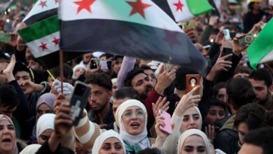 صورة فلسطين تنظر بعين الأمل لتحرير القدس بعد نجاح الثورة السورية