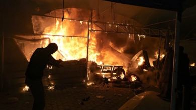 صورة المرصد الأورومتوسطي: جيش الاحتلال أحرق النازحين أحياءً عمدًا في مواصي خان يونس